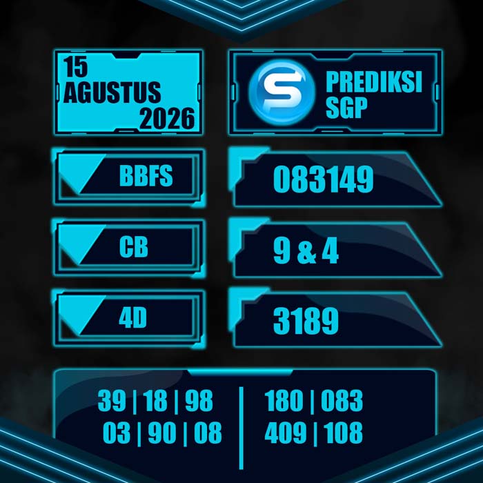 result toto SINGAPORE 15-Aug-2026