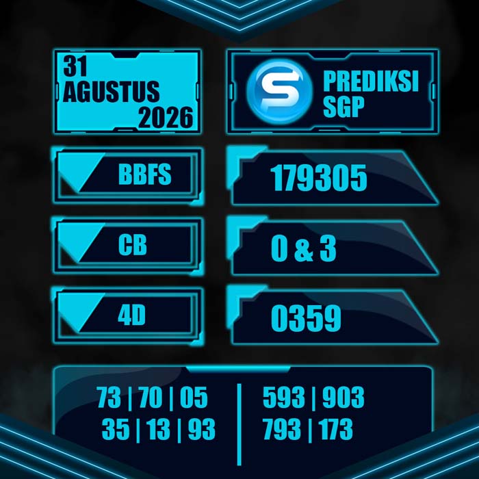 result toto SINGAPORE 31-Aug-2026
