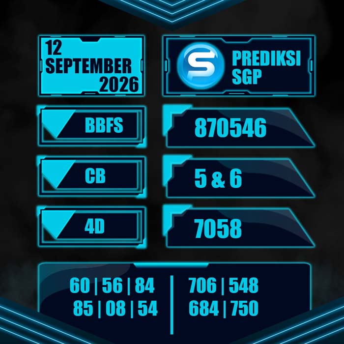 result toto SINGAPORE 12-Sep-2026