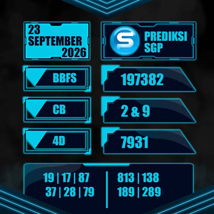 result toto SINGAPORE 23-Sep-2026